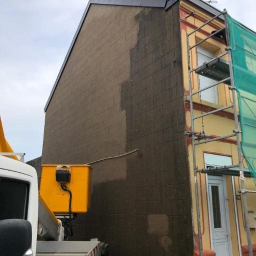 Chantier de rénovation de toiture