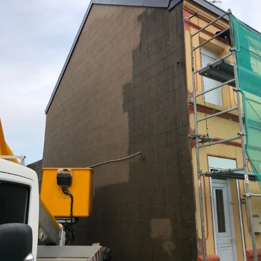 Chantier de rénovation de toiture